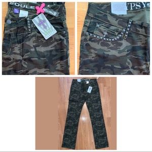 SALE! Gypsy Soul Studded Embellished Camo Pants